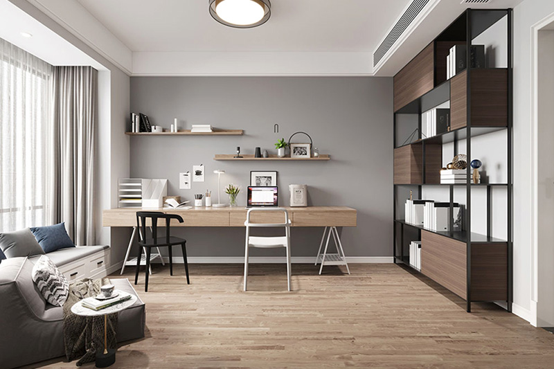 126㎡北歐三房設(shè)計方案，原木+白色系